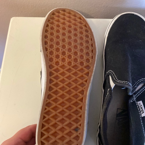 Womens vans black canvas slip in size 6 fair - Picture 6 of 6